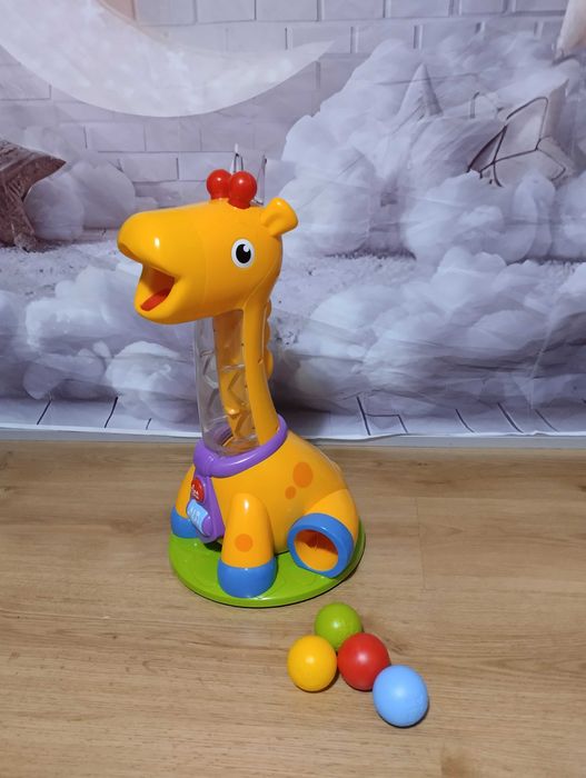Zabawka edukacyjna Bright Starts Spin & Giggle Giraffe żyrafa fontanna