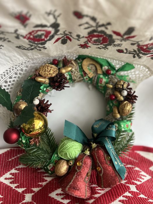 Віночок Вінок новорічний різдвяний