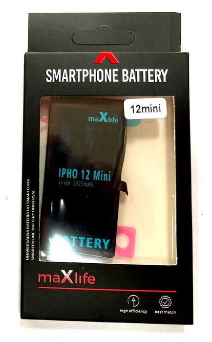Bateria Maxlife do Apple Iphone 12 Mini 2227 mAh