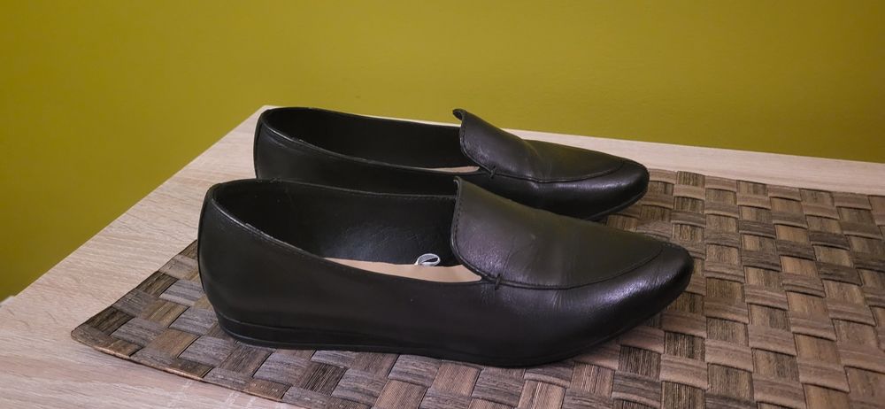 Mokasyny czarne Lasocki