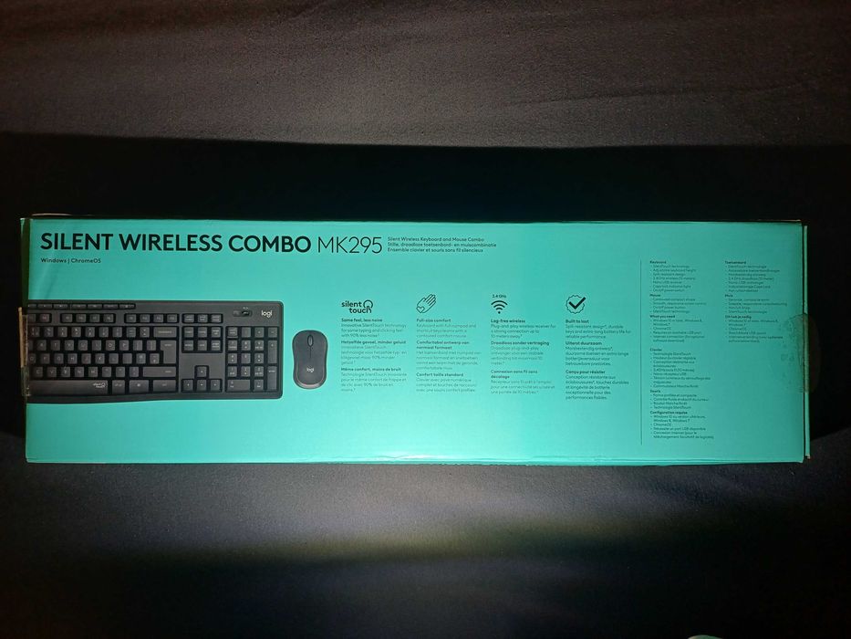 Klawiatura + mysz Logitech Silent Wireless Combo Mk295, bezprzewodowa
