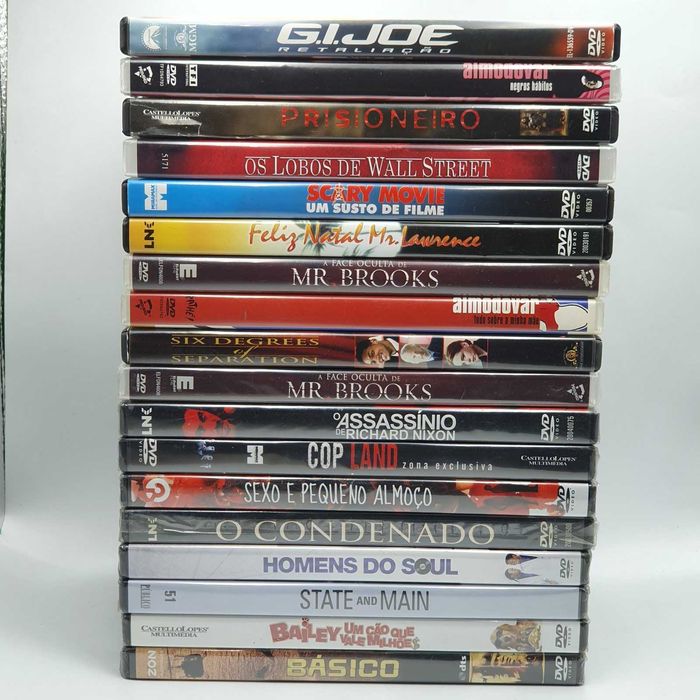 Lote 7/3 - Pack de 18 Filmes em DVD - Ref.VI