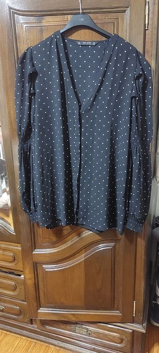 Blusa preta zara L