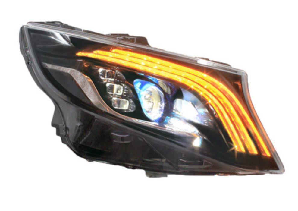 Full led фары стиль Maybach Mercedes Benz W447 Vito V-class Metris7751