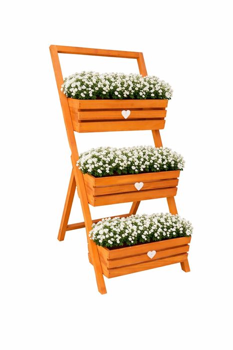 Hurt detal Stojak , drabinka, kwietnik teak 40cm