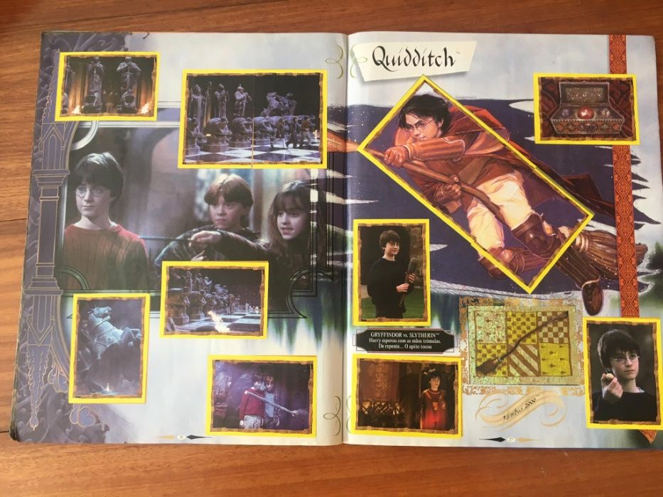 Caderneta Harry Potter e a Pedra Filosofal - Coleção Cromos Panini