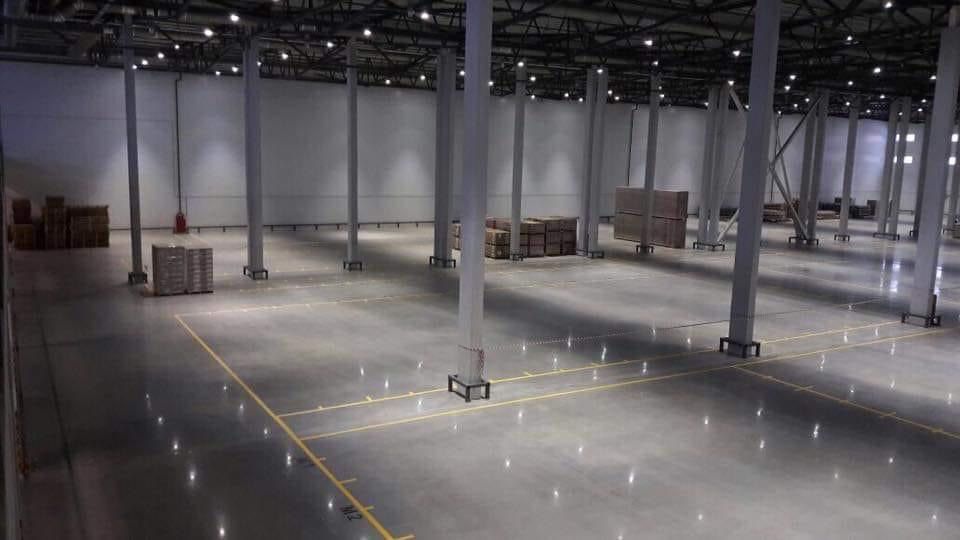 Мокра стяжка під теплі підлоги, будинок, ангар