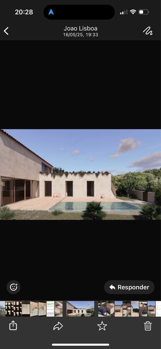 Terreno con projeto moradia t4 e piscina
