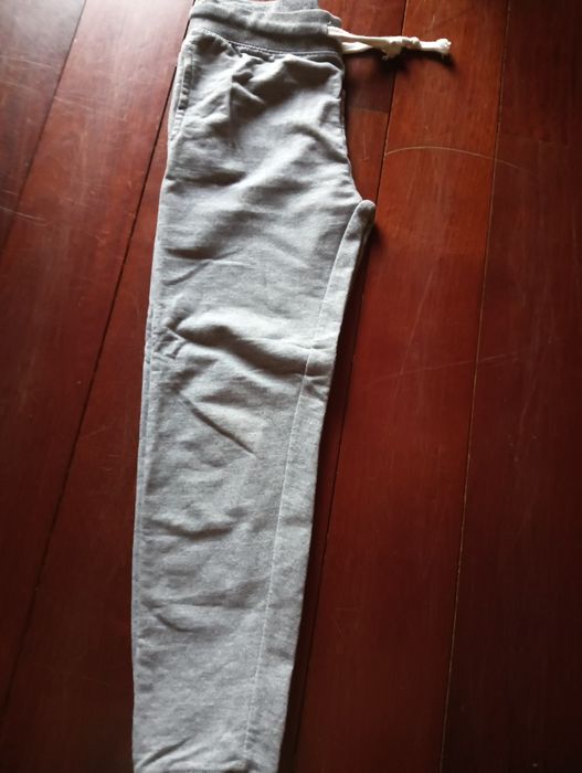 Calças de fato treino cinzentas