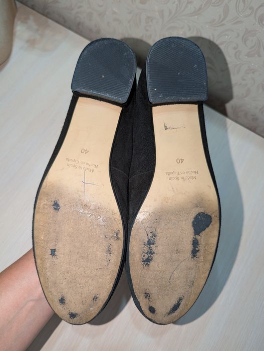 Замшеві туфлі Іспанія 40 р по уст 26 см ширина 8 см в хорошому стані