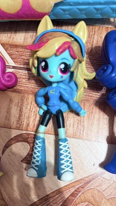 Набір ляльки   Пінкі  пай,рейнбоу деш,раріті my litle pony та аксесуари