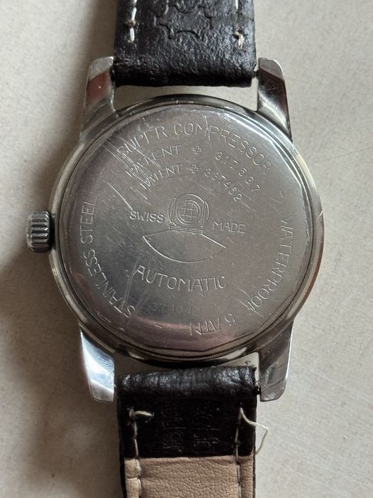 Zegarek super Compressor, automatic 25 jewels, wymiary 36,5/45mm