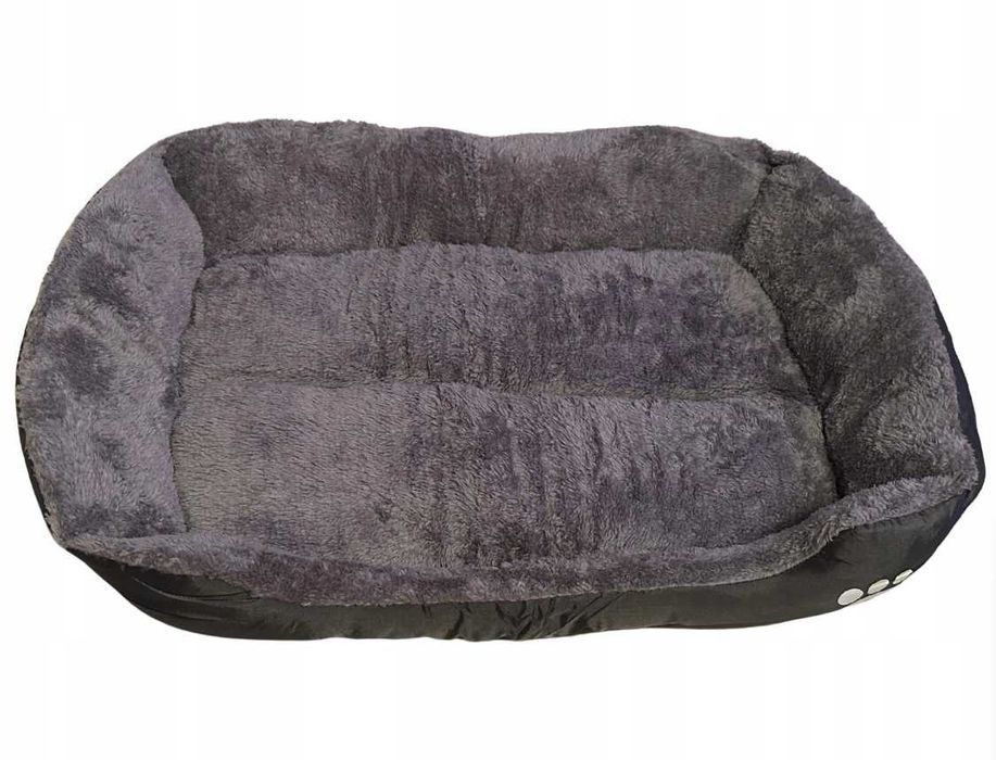 Legowisko dla psa kota 60x45 cm cordura wodoodporne miękkie szare
