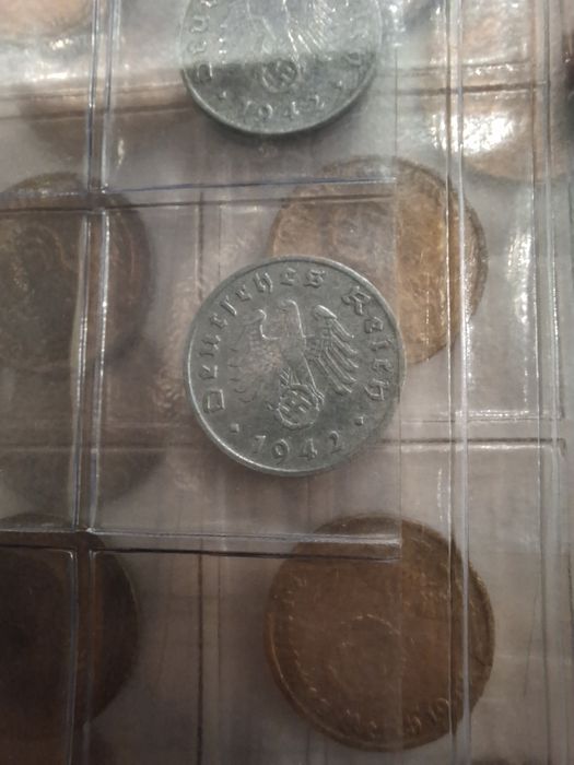 Moeda Alemanha – 1 pfennig 1940, 41, 42, 43, 44