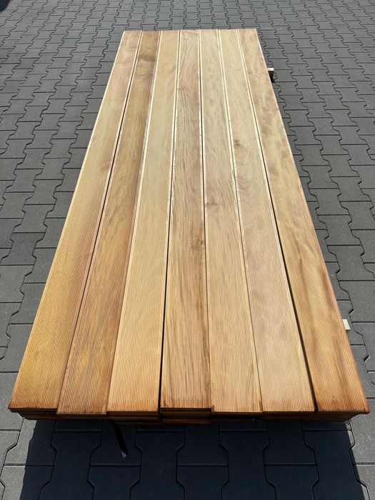 Deska Tarasowa Garapa egzotyczna ryflowana 25x145mm Fas KD