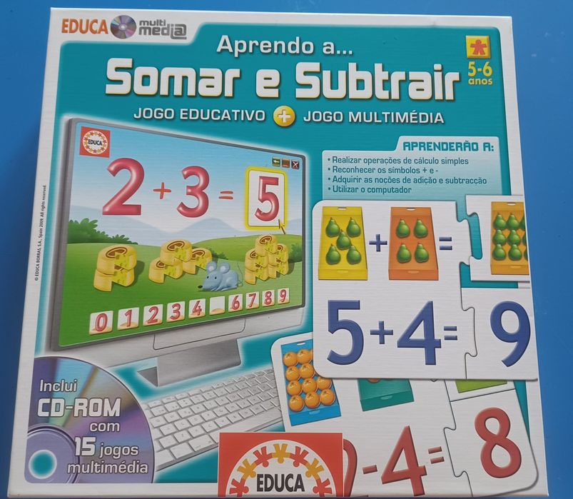 Somar e subtrair da clementoni