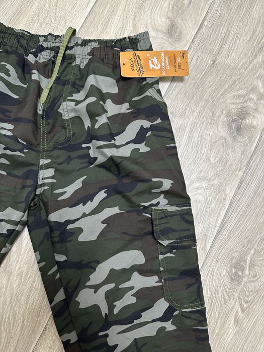 Камуфляжні штани плащовка з кишенями брюки мілітарі 50 52 54 56 58