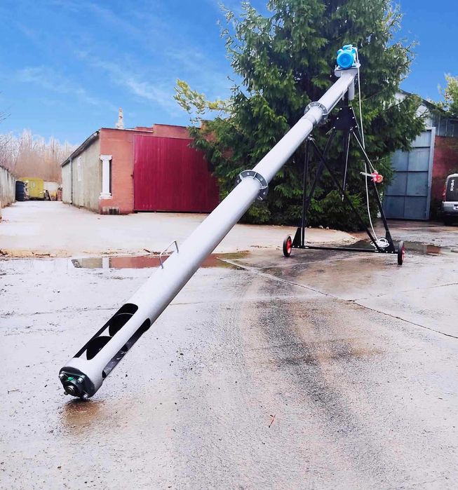 Шнековий навантажувач 219*5м, шнек, гвинтовий конвеєр, протруювач