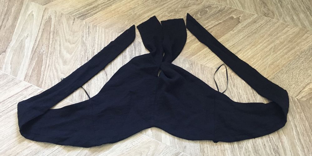 Czarny top H&M S