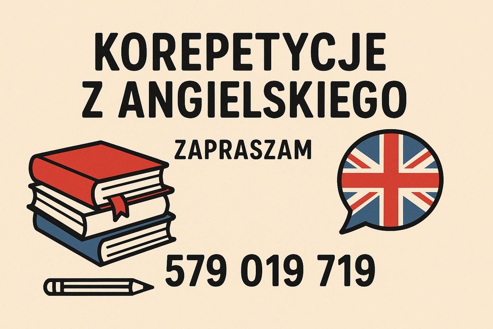 Angielski zdalnie (ew. możliwy dojazd w okolicach Bielska)