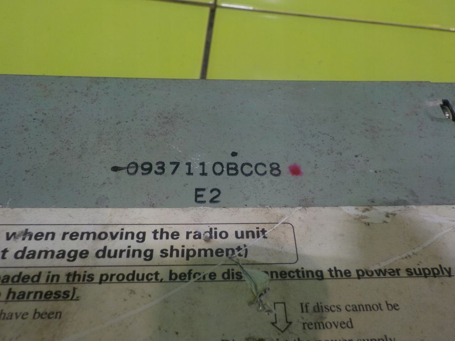 LEXUS RX300 II 3.0 B 03r 5D radio CD 86120-48220