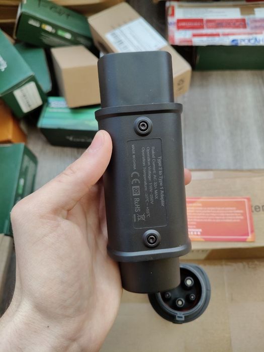 Перехідник Type 2 - type 1 7kw guwieyg адаптер переходник adapter 32A оригінал тайп 1 тайп 1 Америка гбт Китай