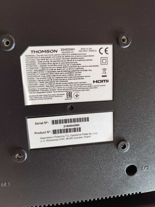 Televisão Thomson 32 polegadas