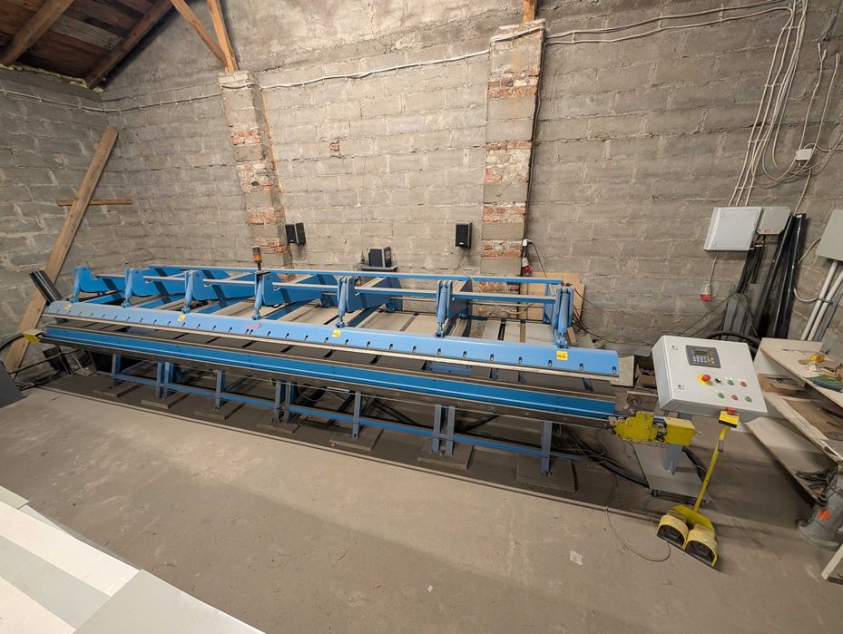 Zaginarka hydrauliczna do obróbek 6m + osprzęt, linia produkcyjna