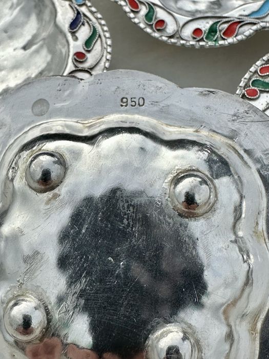 Серебро Эмали 950