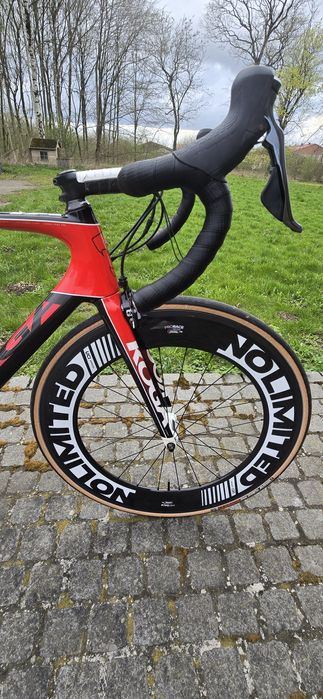 Koga Kimera  ful karbon  rozmiar 56 cm plus  trenarzer i Garminy