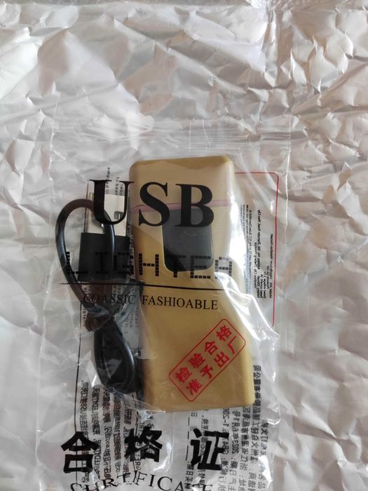 Isqueiro elétrico recarregável usb