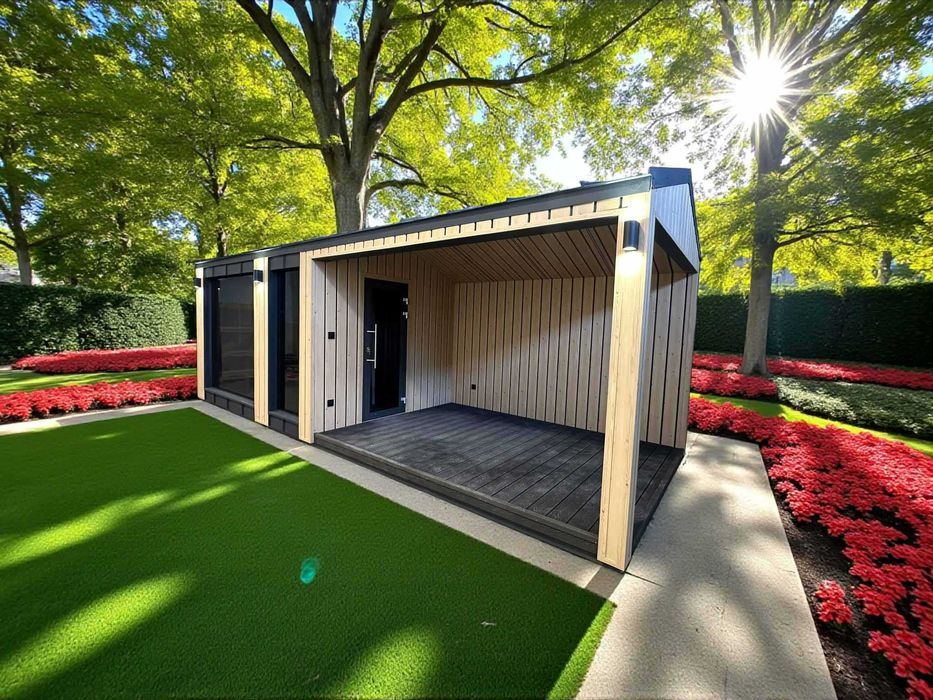 Luksusowa sauna ogrodowa DUBAI III – Twój prywatny raj relaksu!"