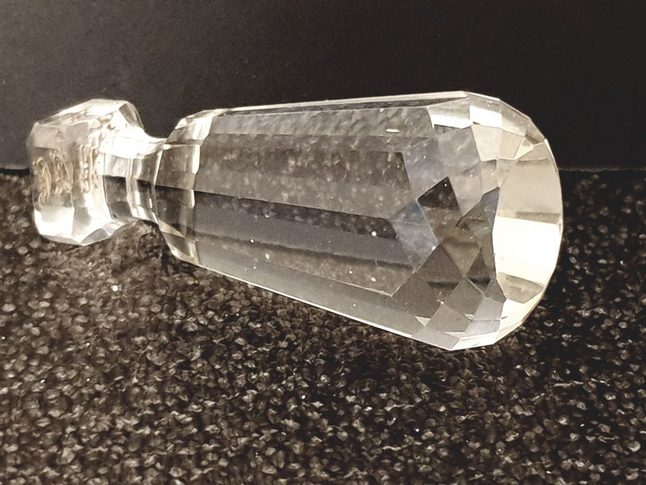 Belíssimo raro antigo carimbo de lacre / sinete em cristal