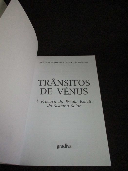Livro Trânsitos de Vénus Nuno Crato Fernando Reis Luís Tirapicos