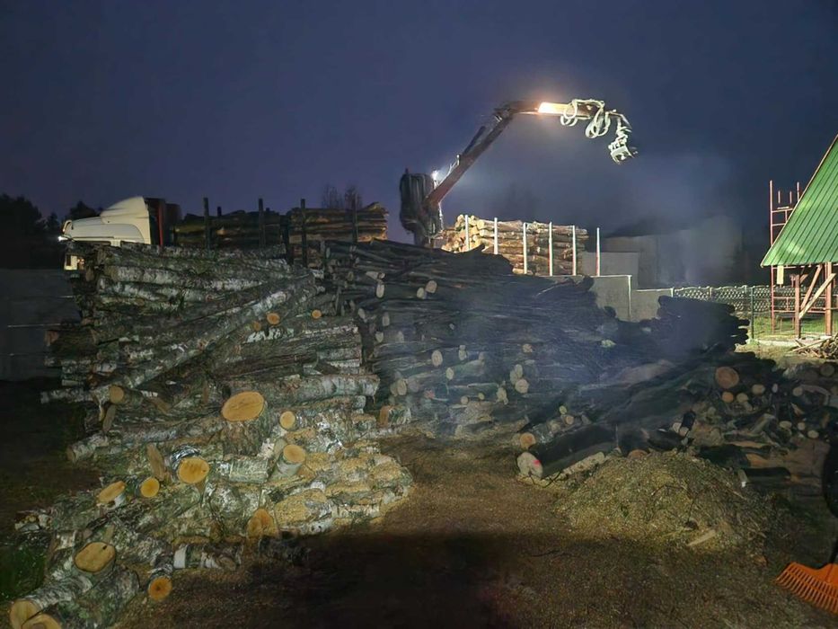 Drewno opałowe i kominkowe, transport