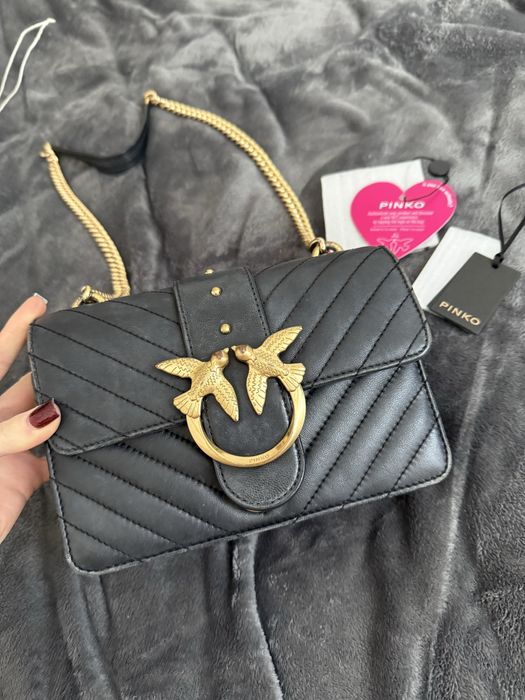 Сумка Pinko Mini Love Bag чорна оригінал