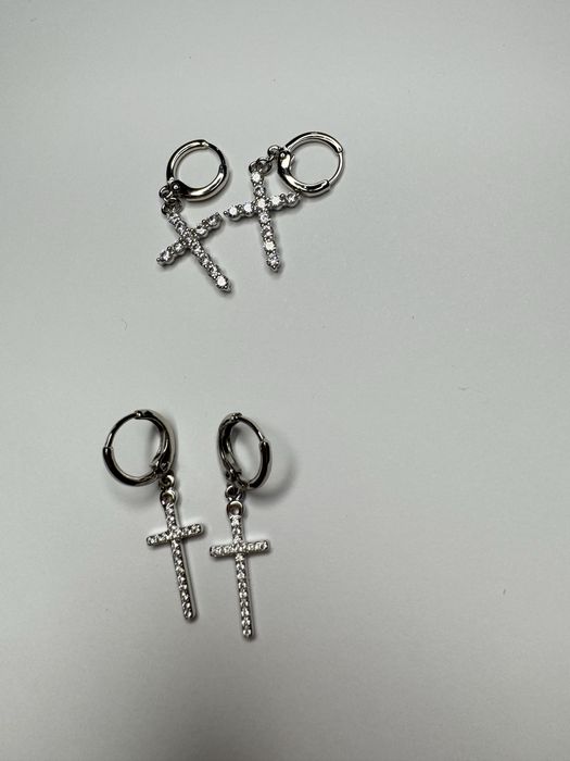 Сережки хрестики