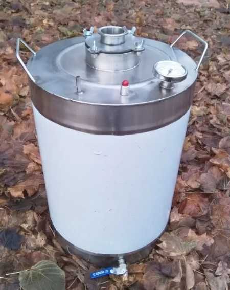 Перегонный куб 30л, пищевая нержавейка Aisi-304, дистиллятор, бидон