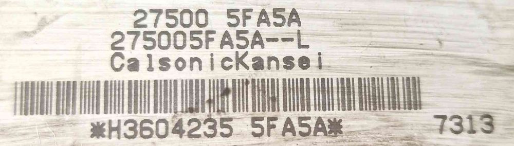 Comando Chauffage / Sofagem 275005FA5A - NISSAN MICRA V