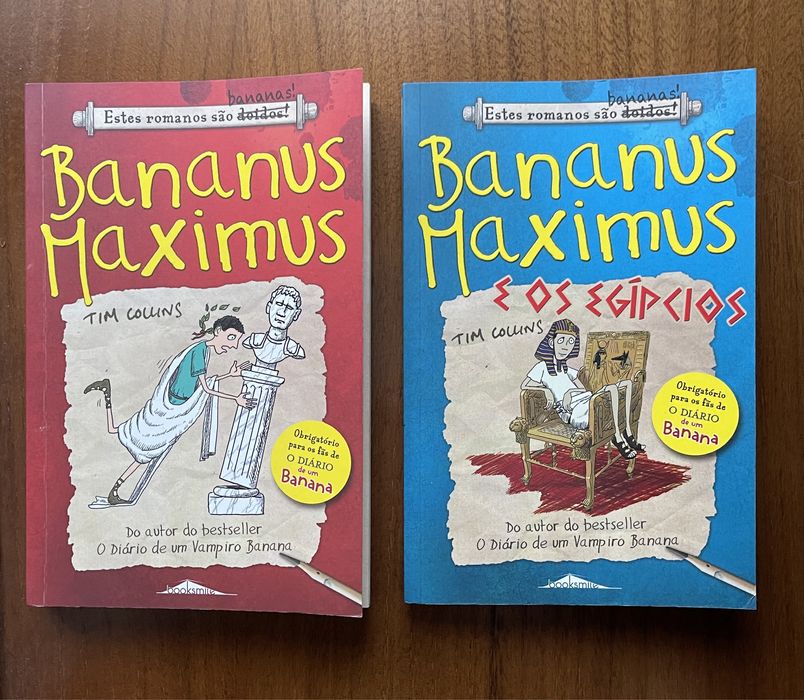 Livro juvenil Bananus Maximus 1 e 2