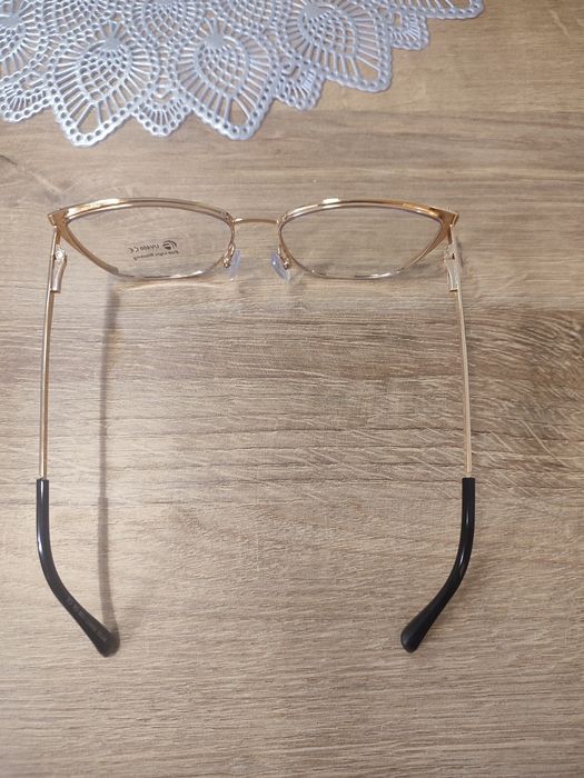 Oprawki/okulary kolor złoty nowe