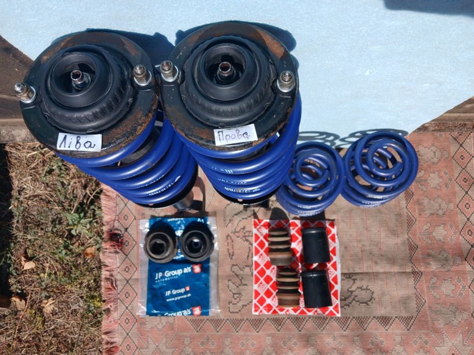 Пружини спорт H&R та стойки Monroe взборі Passat B5, B5+, Audi A4 B5
