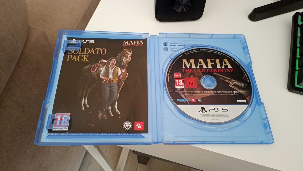 Jogo máfia the old country ps5