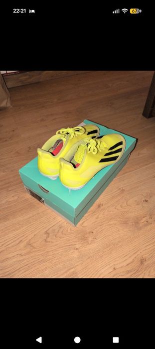 Chuteiras Adidas Crazy Fast Amarelo Fluorescente
