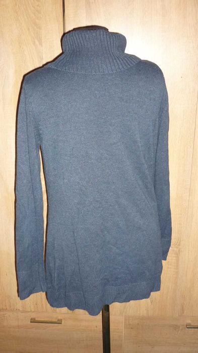 Halston- długi damski golf  r; XL