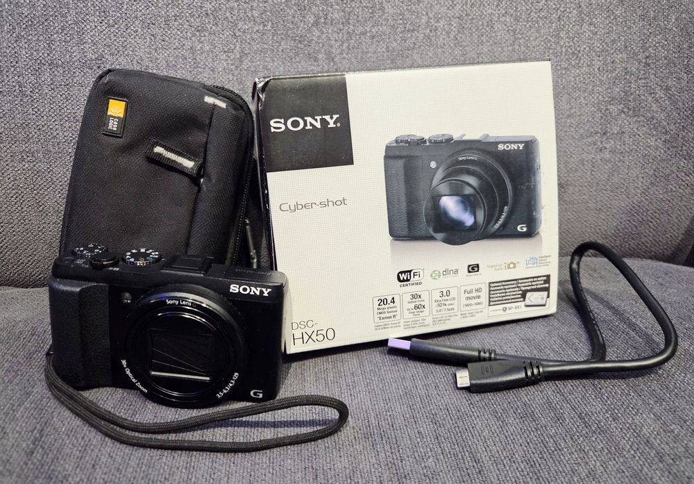Aparat Sony Cyber-shot DSC-HX50 – stan jak nowy