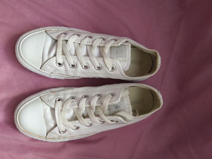 Skórzane trampki Converse