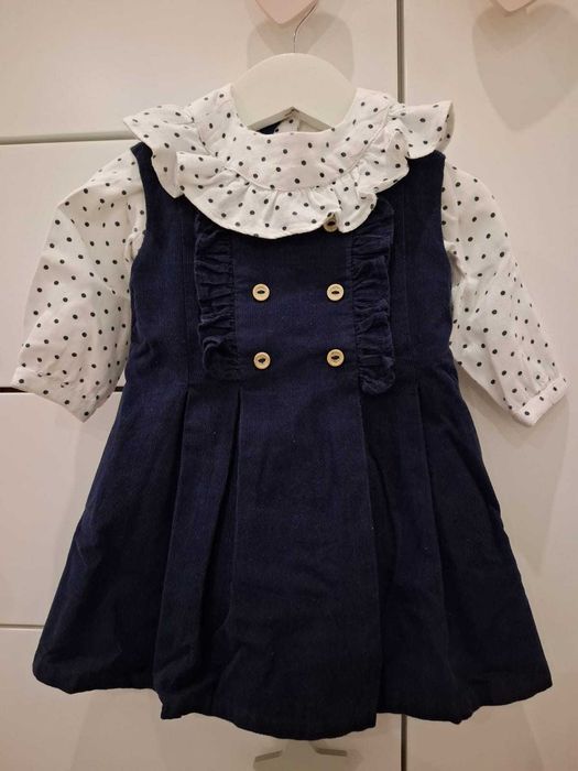 Conjunto saia de corpo e blusa Chicco