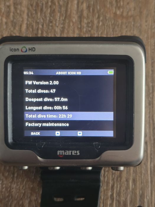 Mares Icon HD komputer nurkowy