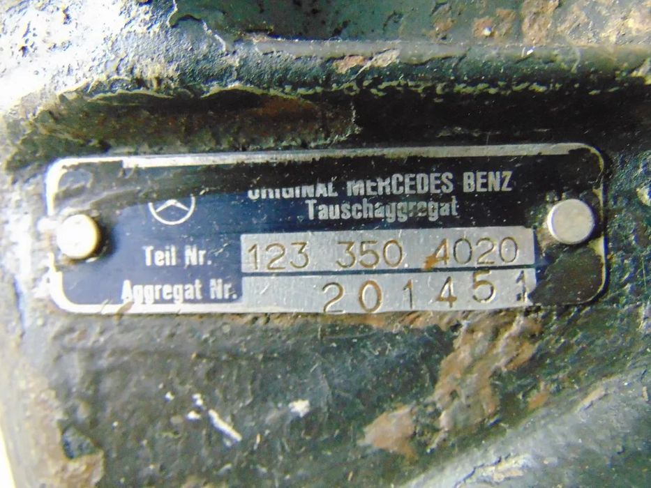 Mercedes W123 Carrinha SW touring diferencial